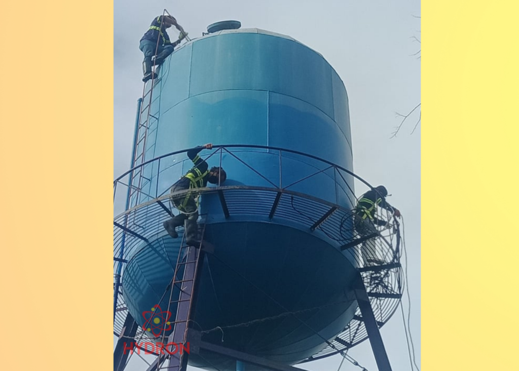 Overhead water tank cleaning and disinfection in the philippines