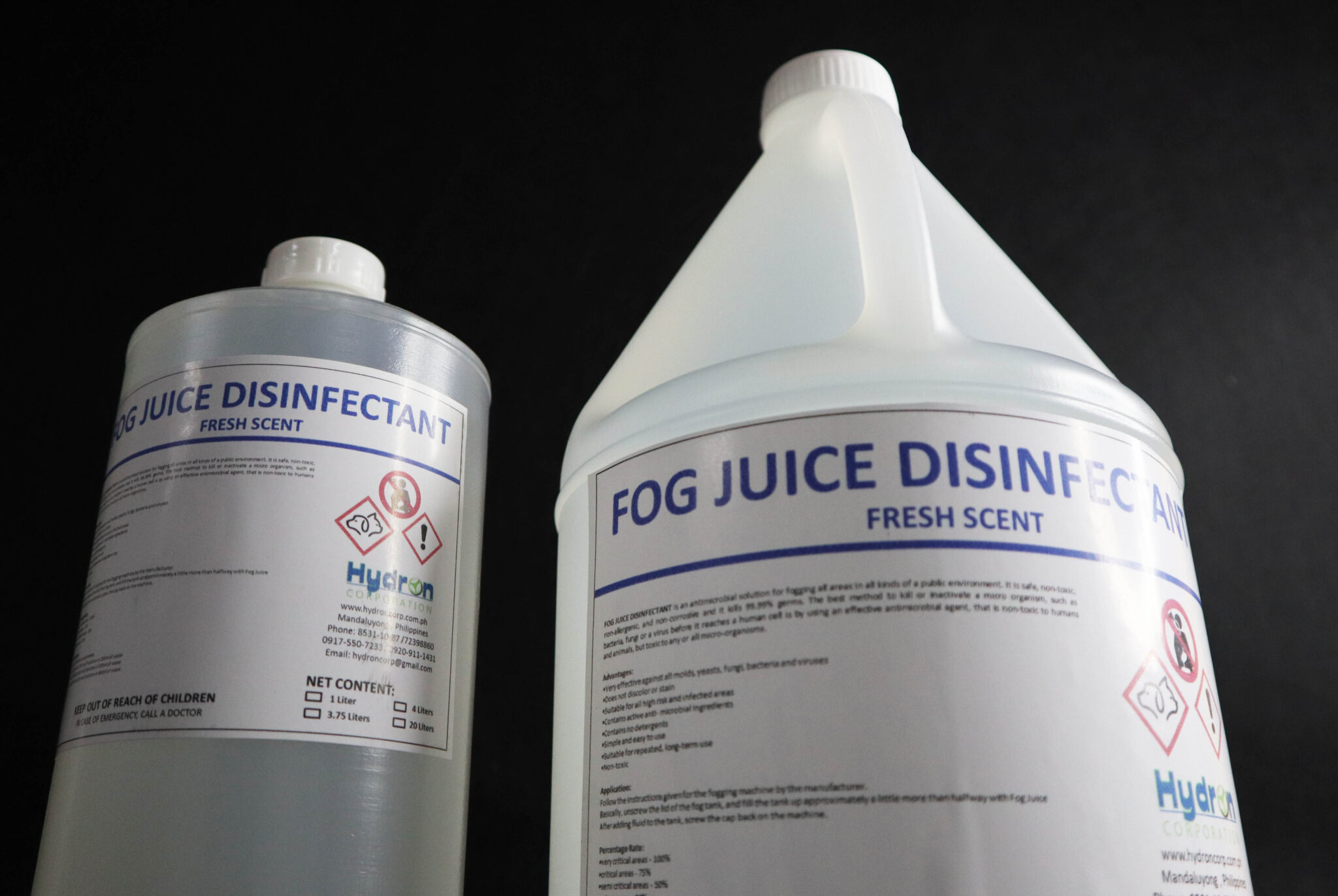 FOG JUICE DISINFECTANT 1 Gallon Hydron Corporation