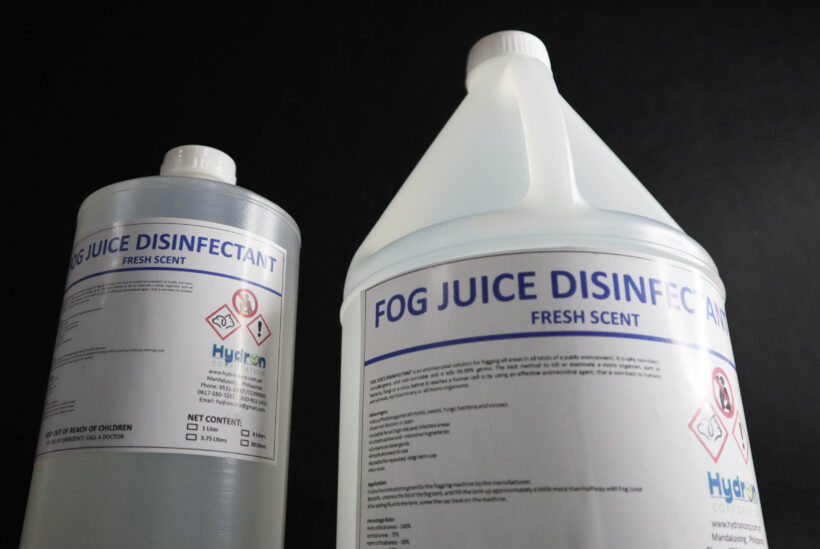 online cleaning supplies in the philippines fog juice disinfectant