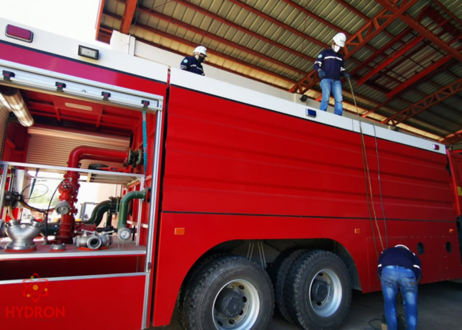 Fire Truck cleaning in the philippines