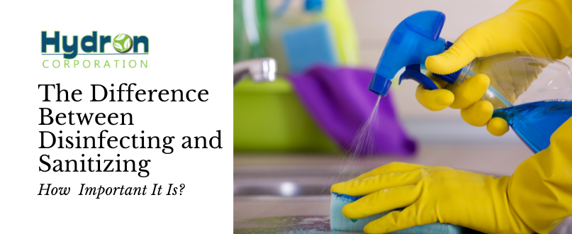 the difference between sanitizing and disinfecting
