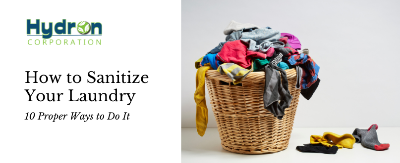 Sanitize your laundry