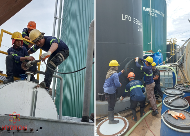 Supreme Power corporation Tarelco II chemical cleaning, passivation and oil flushing of various piping system