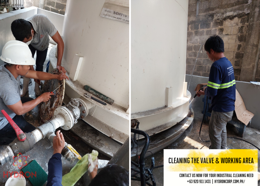 tank cleaning process
