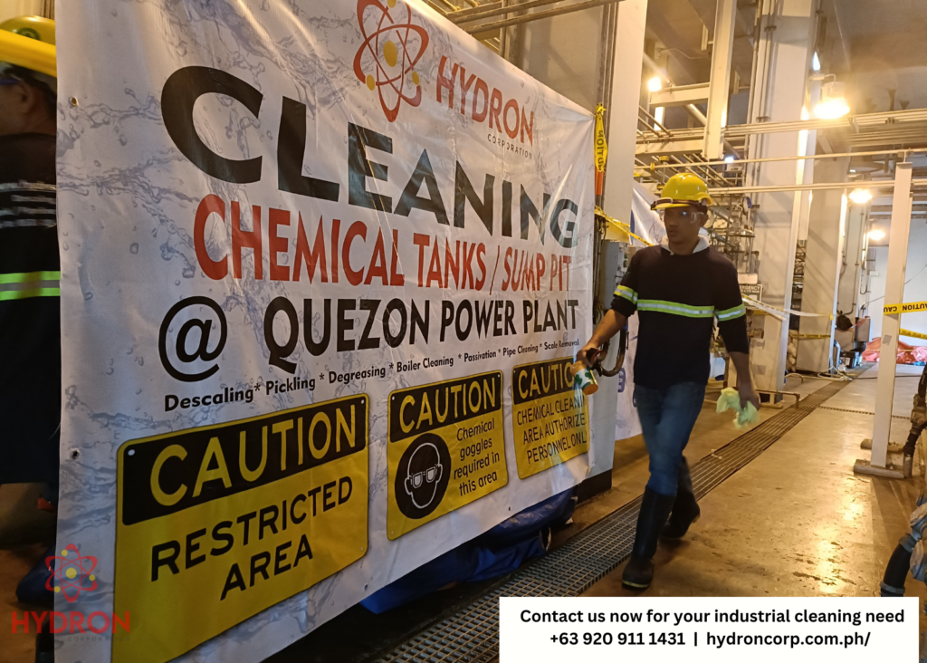 chemical tank cleaning power plants