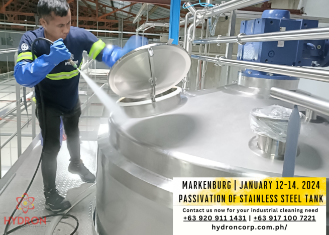 passivation of stainless steel tank philippines