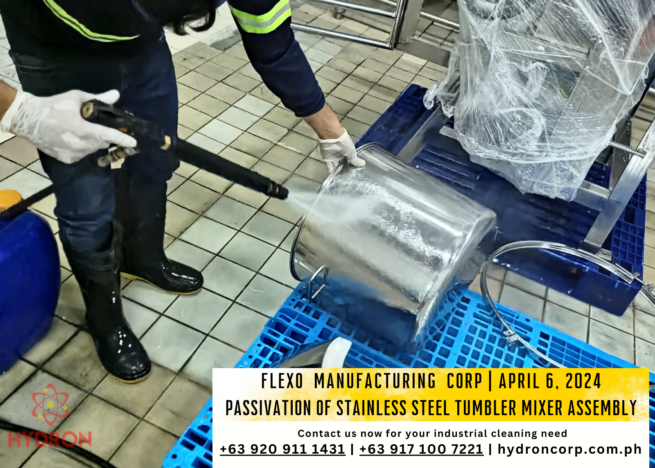 passivation of stainless steel in the Philippines