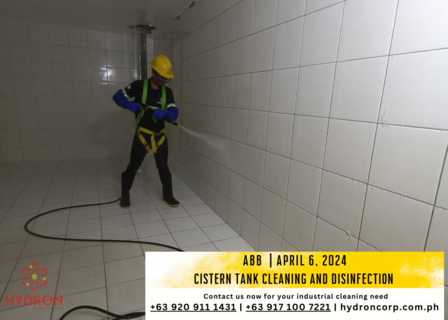 ABB cistern tank cleaning and disinfection