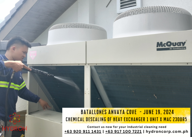 BATALLONES ANVAYA COVE CHEMICAL DESCALING OF HEAT EXCHANGER Philippines