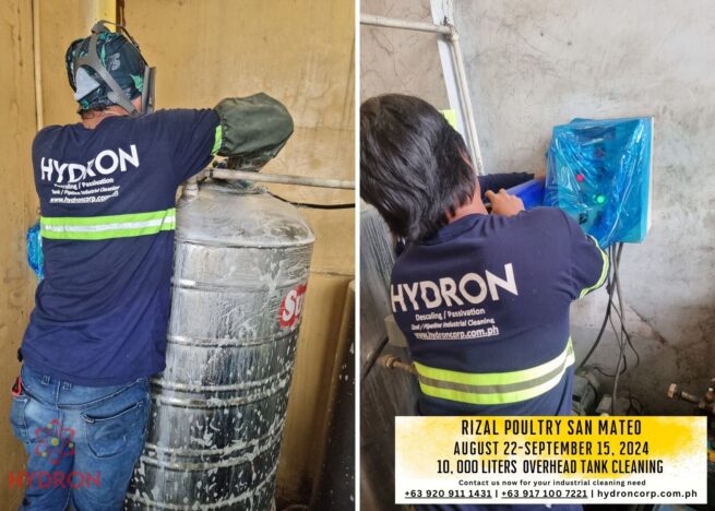 water tank cleaning industrial cleaning service in the philippines