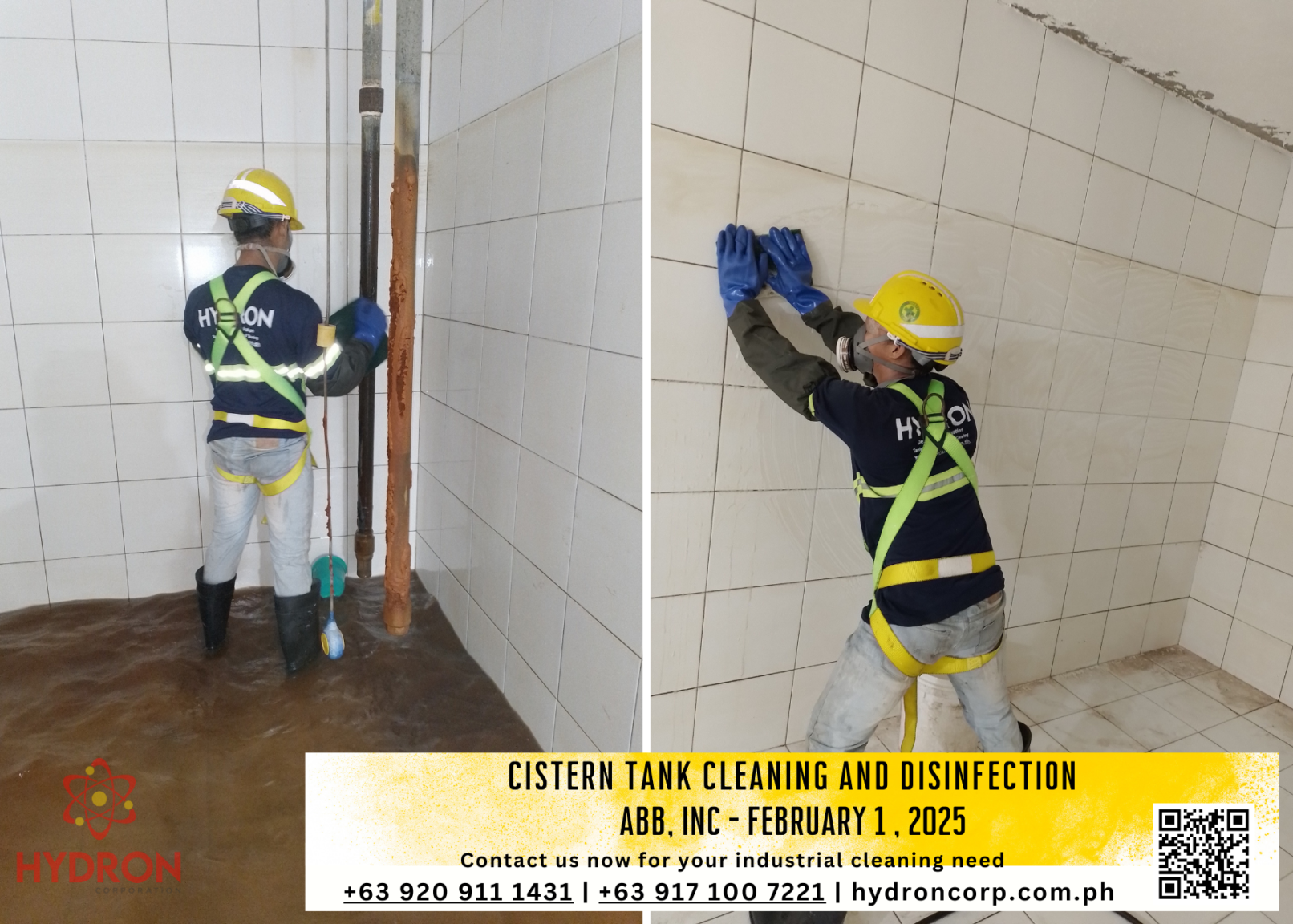 cistern tank cleaning and disinfection in the philippines