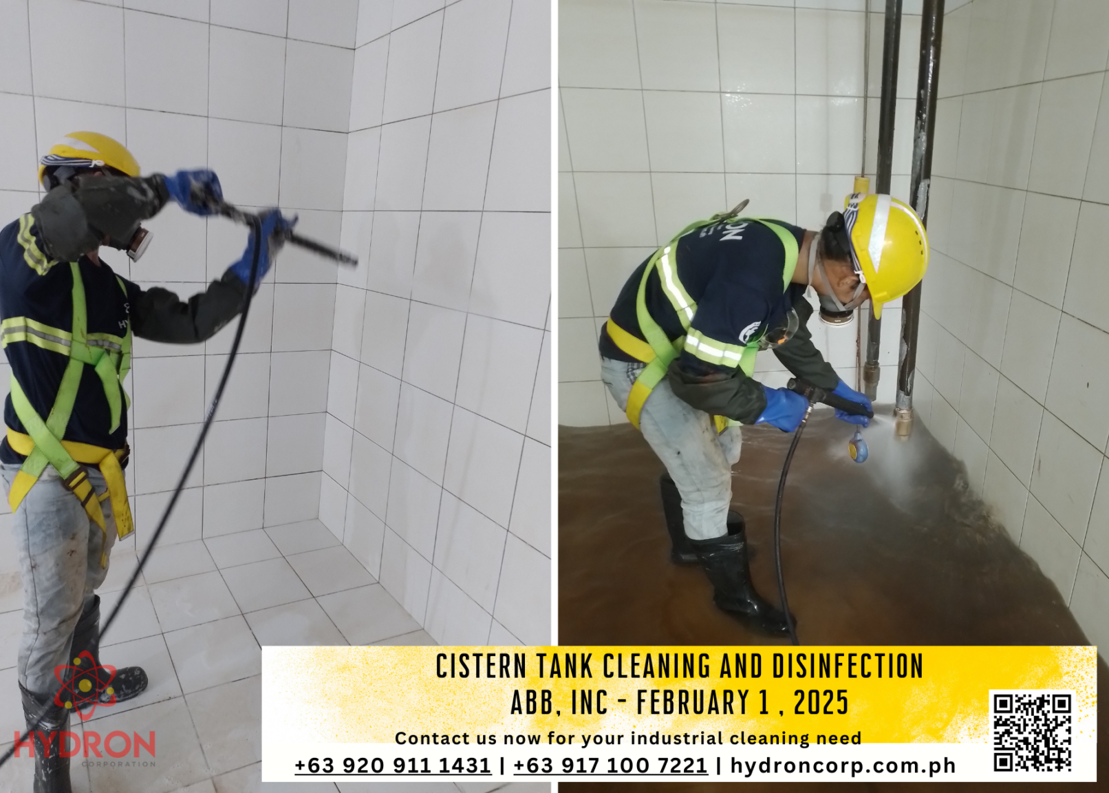 cistern tank cleaning and disinfection in the philippines