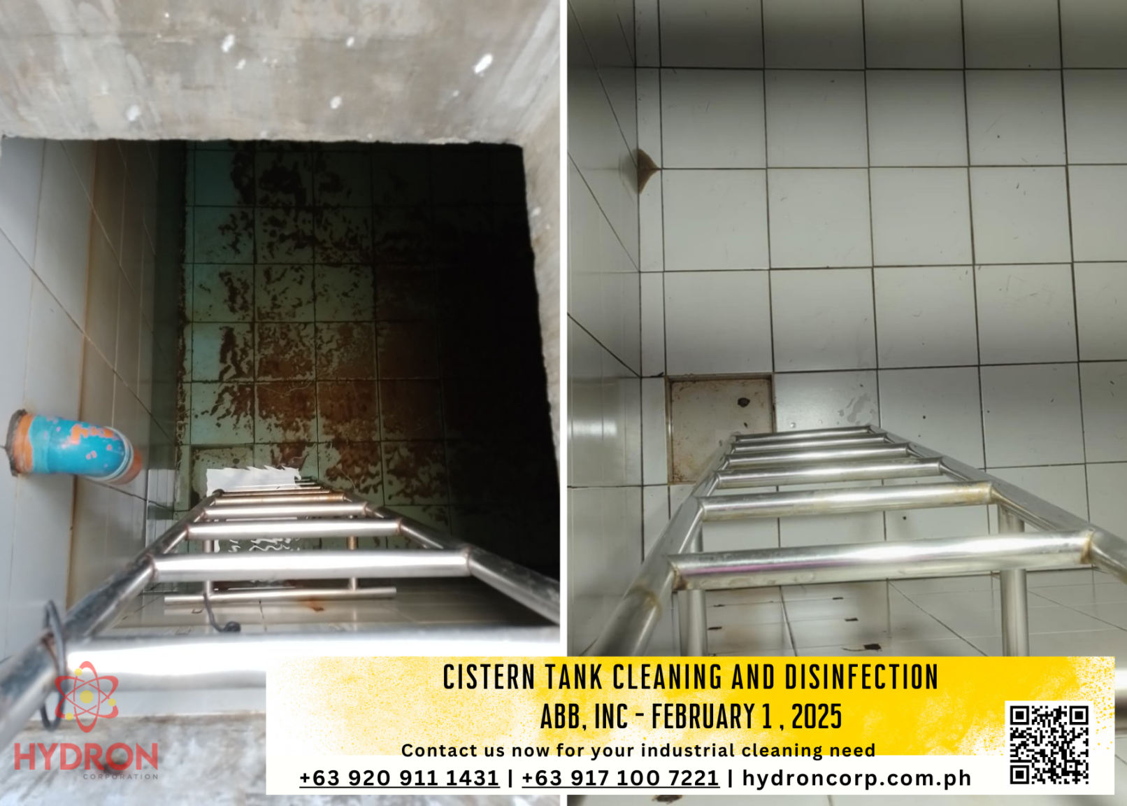 cistern tank cleaning and disinfection in the philippines