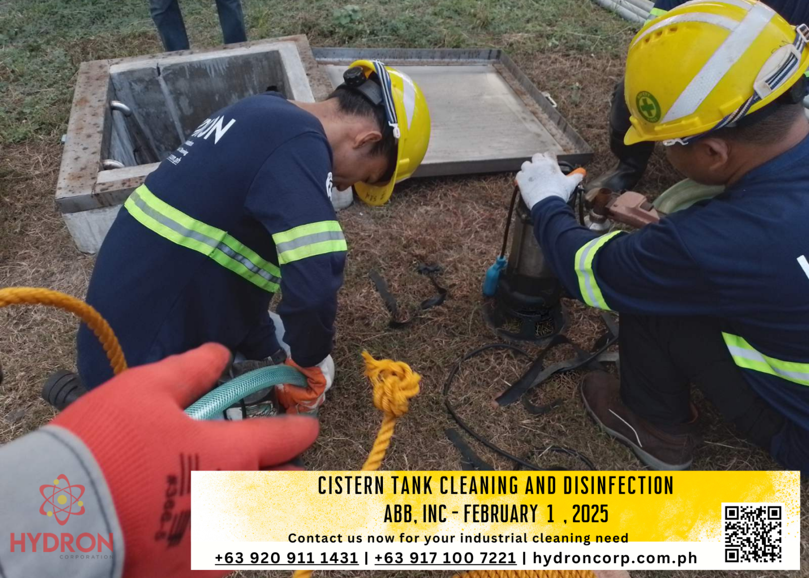 cistern tank cleaning and disinfection in the philippines